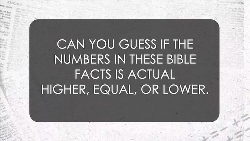 Bible Number Knowledge